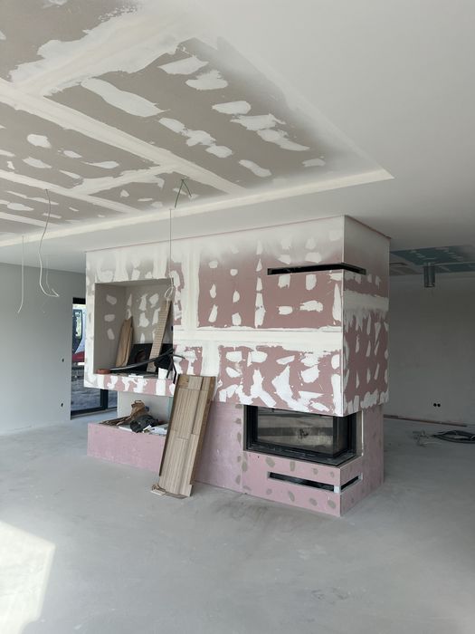 Wykończenia Kompleksowe. Zabudowa płytami gk. Gladzie.