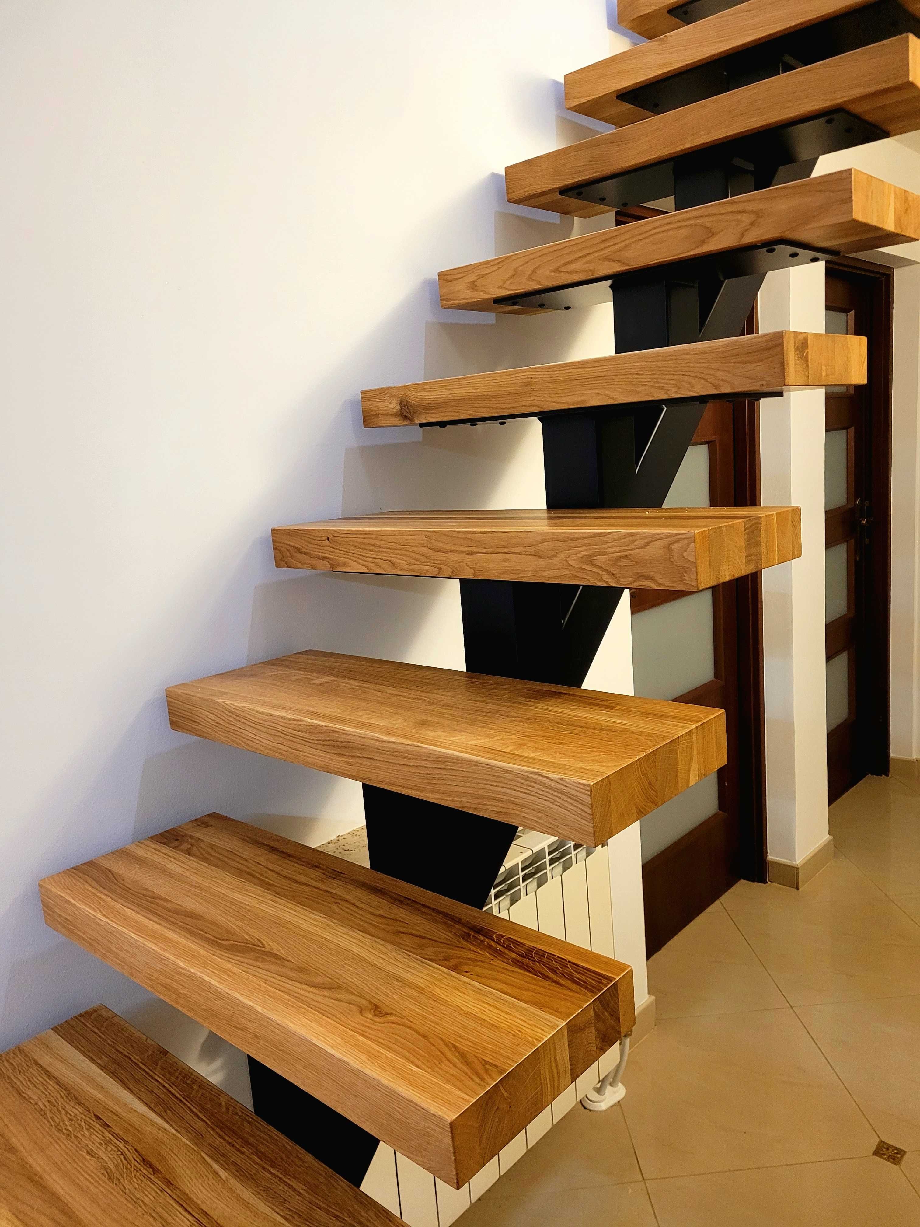 nowoczesne schody metalowe , konstrukcja stalowa