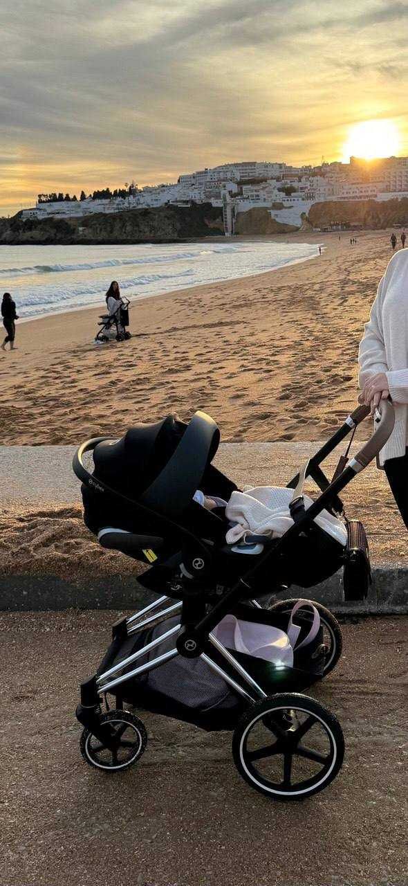 Carrinho CYBEX Platinum Priam (Chrome With Brown Details)