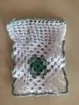Bolsa crochet sabonete - várias cores