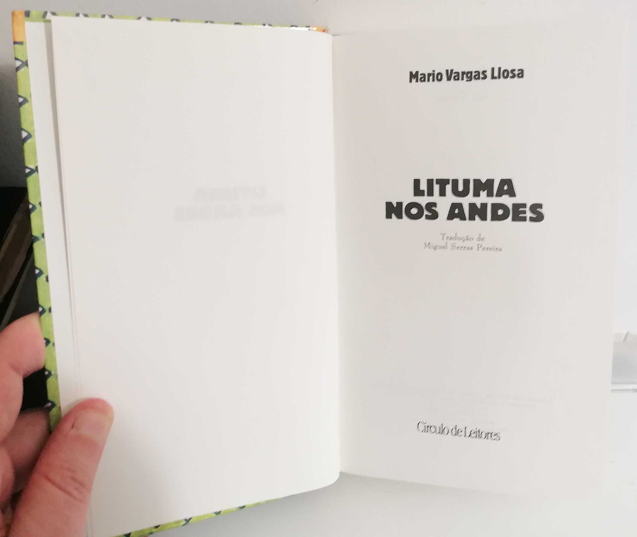 Livro - Lituma nos Andes, de Mario Vargas Llosa