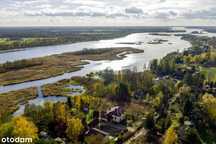 Działka nad Narwią z linią brzegową