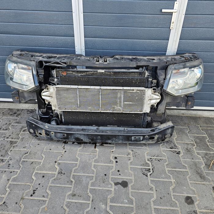 VW T5 LIFT 2.0 TDI pas wzmocnienie belka chłodnica wentylator przód KOMPLET