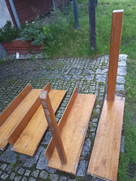 Schody drewniane dąb używane