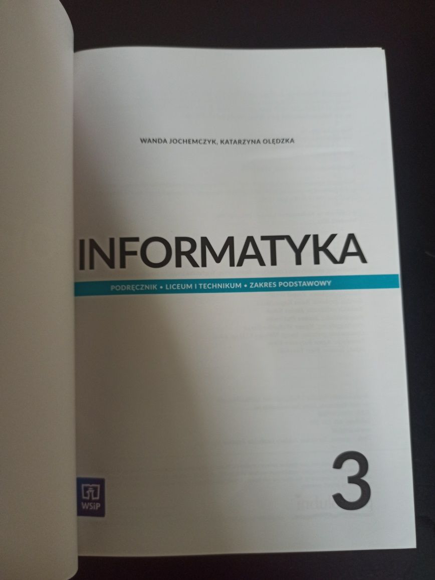 INFORMATYKA 3 - zakres podstawowy