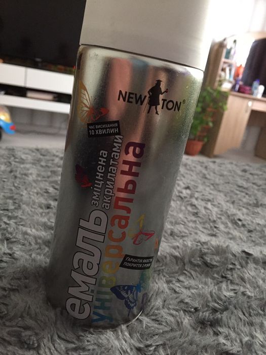 Емаль NewTon універсальна фарба (білий мат 9010) 400мл