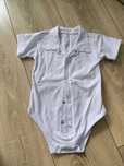 Eleganckie body białe 74 chłopięce