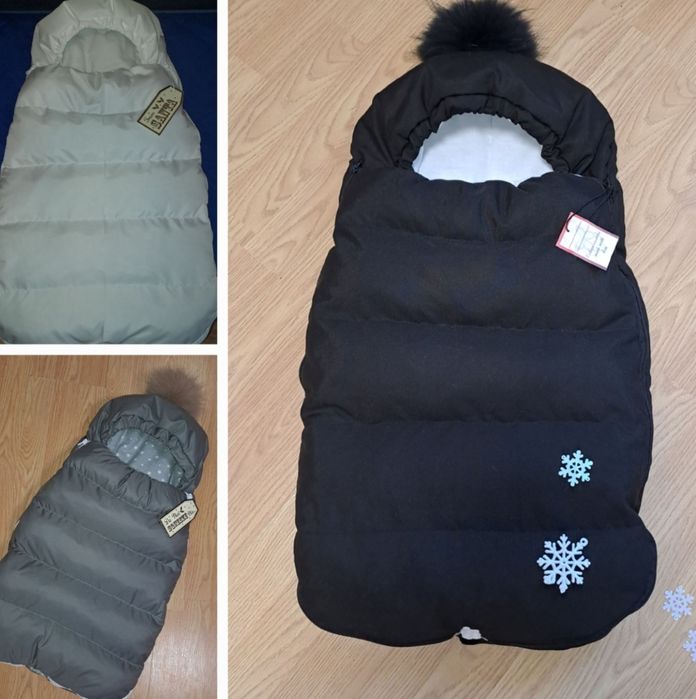 Конверт кокон зима bair великий вибір та рукавиці на коляску