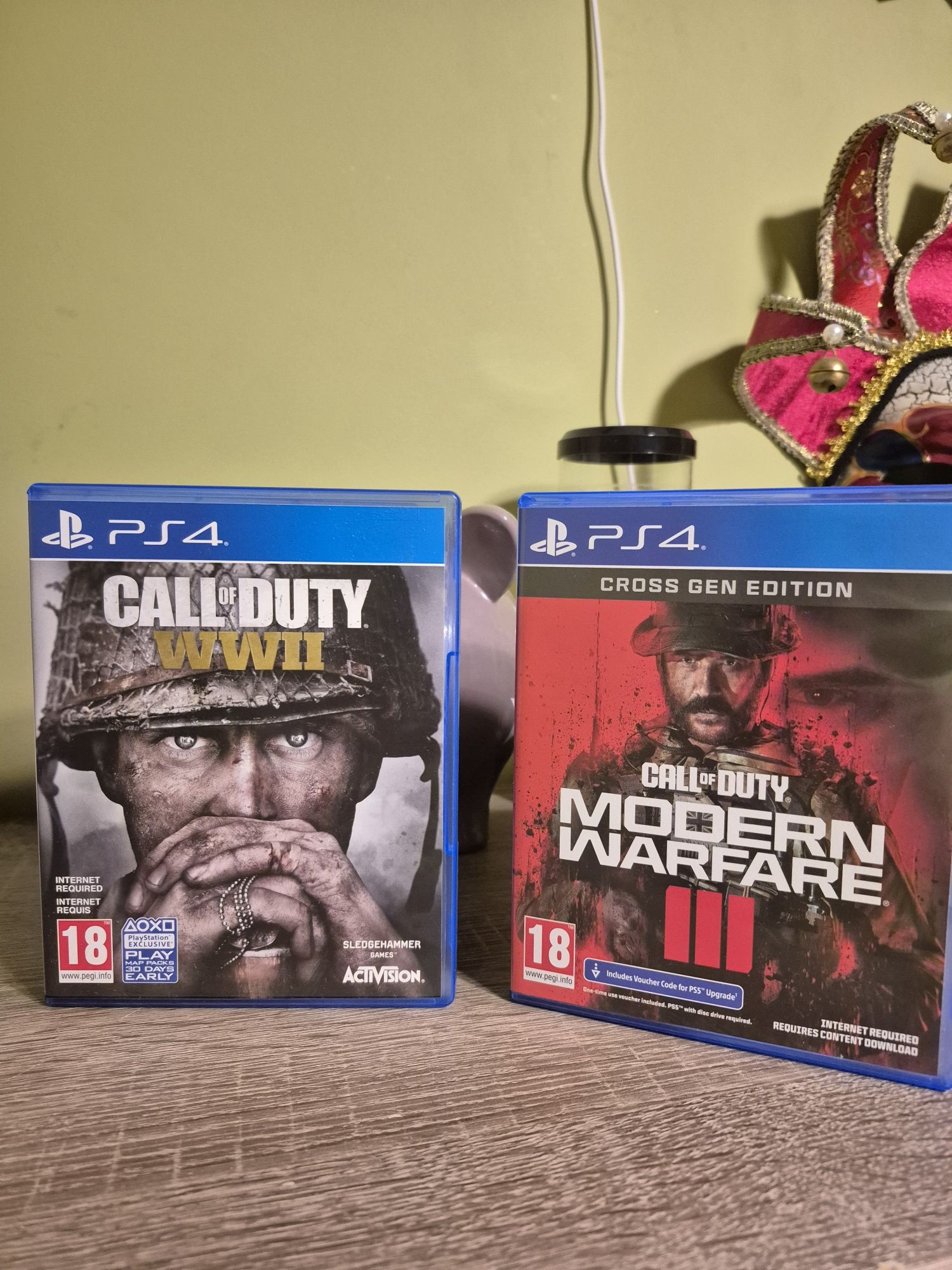 Call of duty modern warfare i Cod Ww2 na PlayStation 4 Ps5