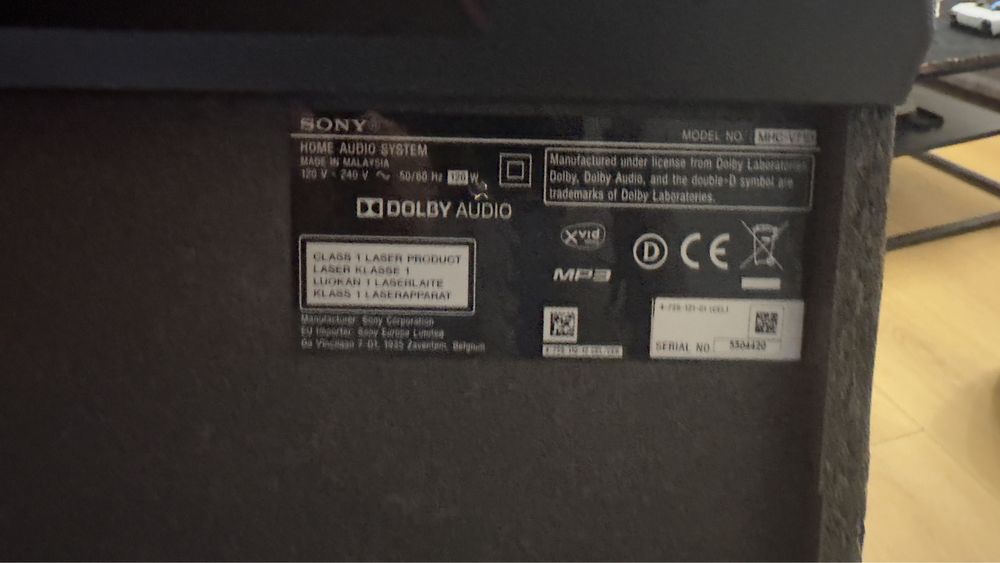 Glośnik SONY MHC-V71D