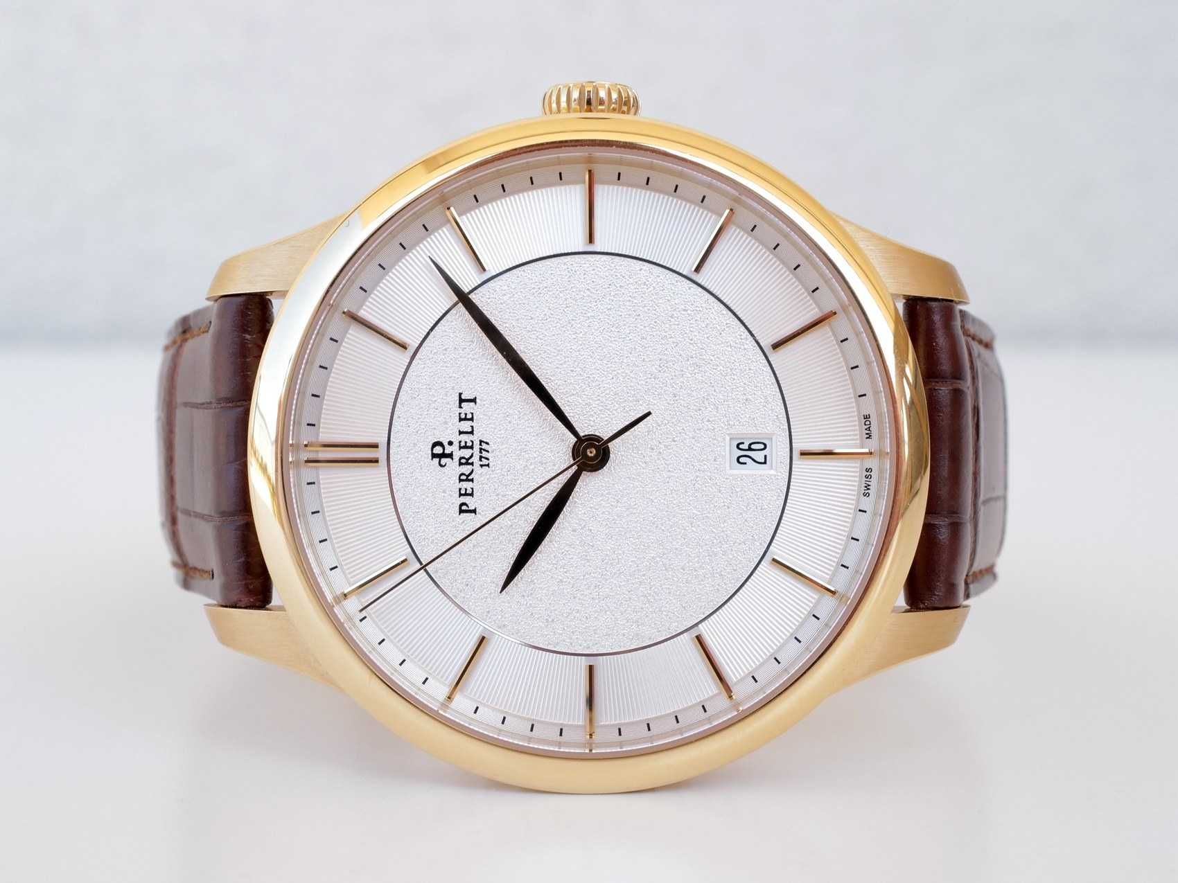 First Class 43mm Automatic Date 18K Rose Gold