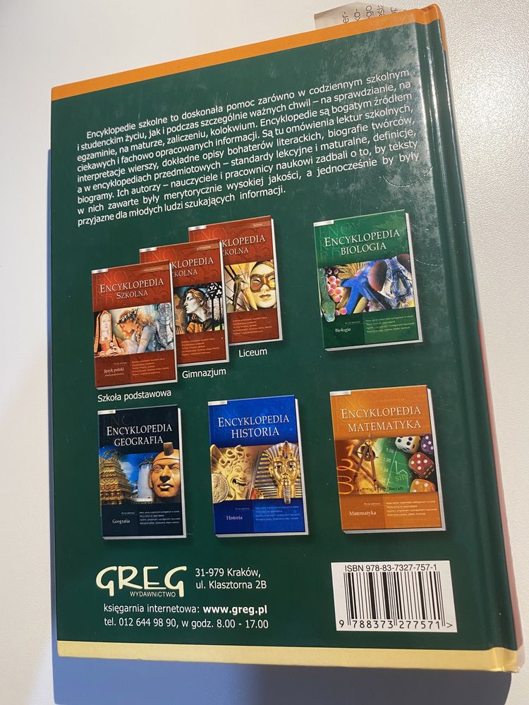 Leksykon lektur i wierszy Greg