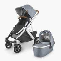 Uppababy Vista 2 3 w 1 + orginalna mufa na zime