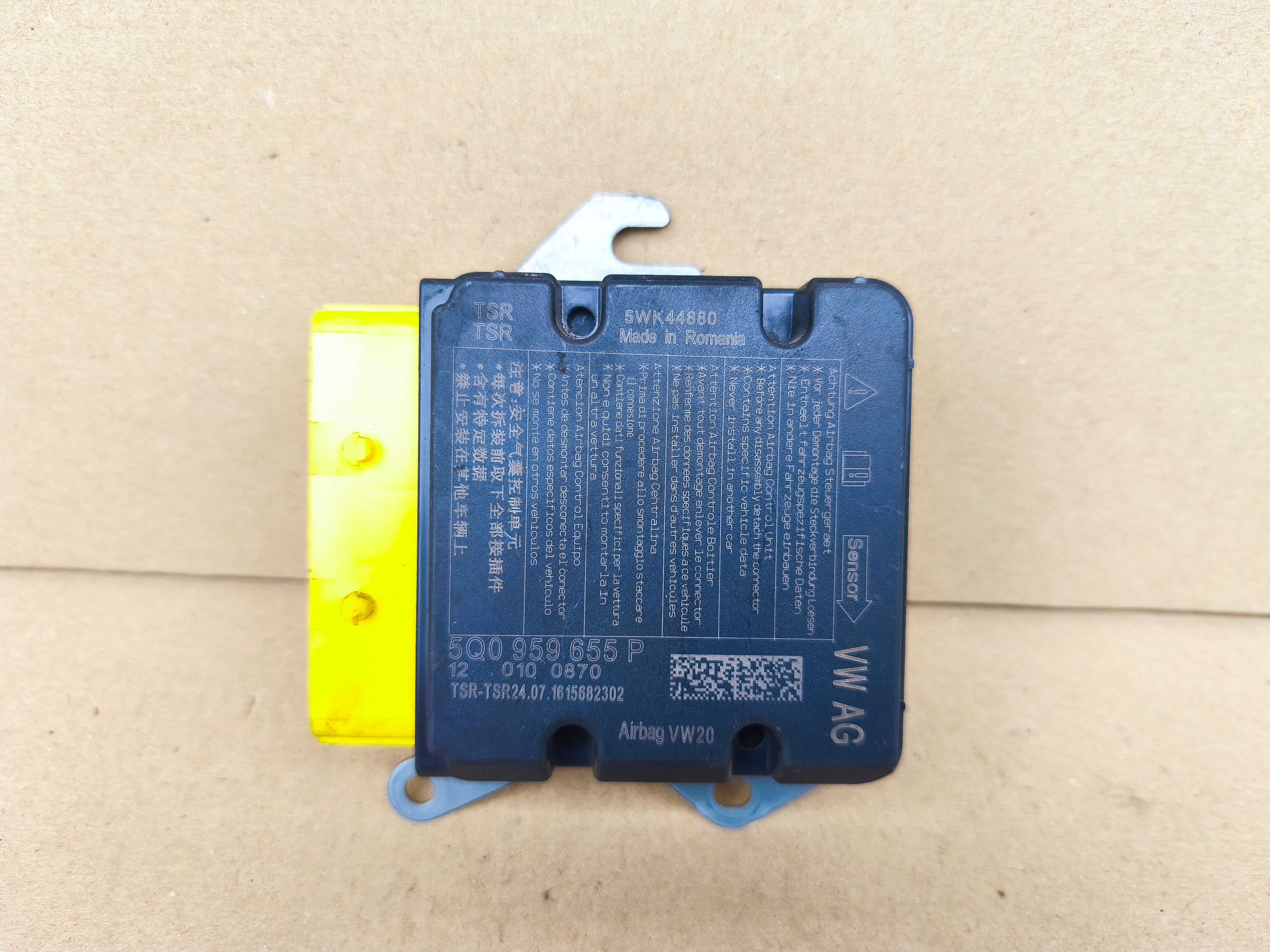 Audi TT 8S moduł poduszek sensor AIR BAG 5Q0.959.655P