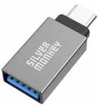 Przejściówka adapter Silver Monkey Adapter USB-A 3.1 - USB-C NOWY