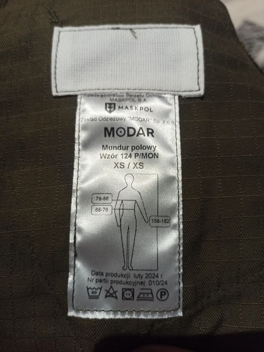 Mundur wojskowy nowy xs/xs