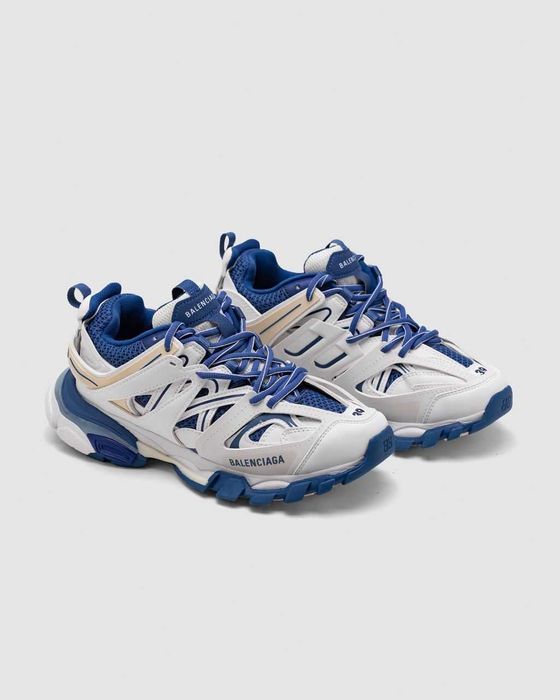 Кросівки Balenciaga Track 3.0 Worn Out White/Blue premium