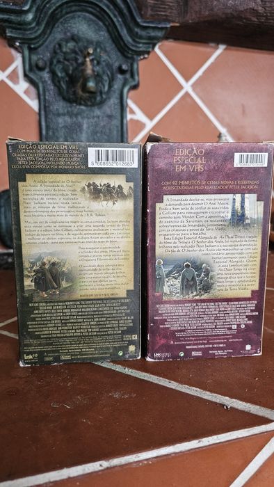 VHS senhor dos aneis edição especial