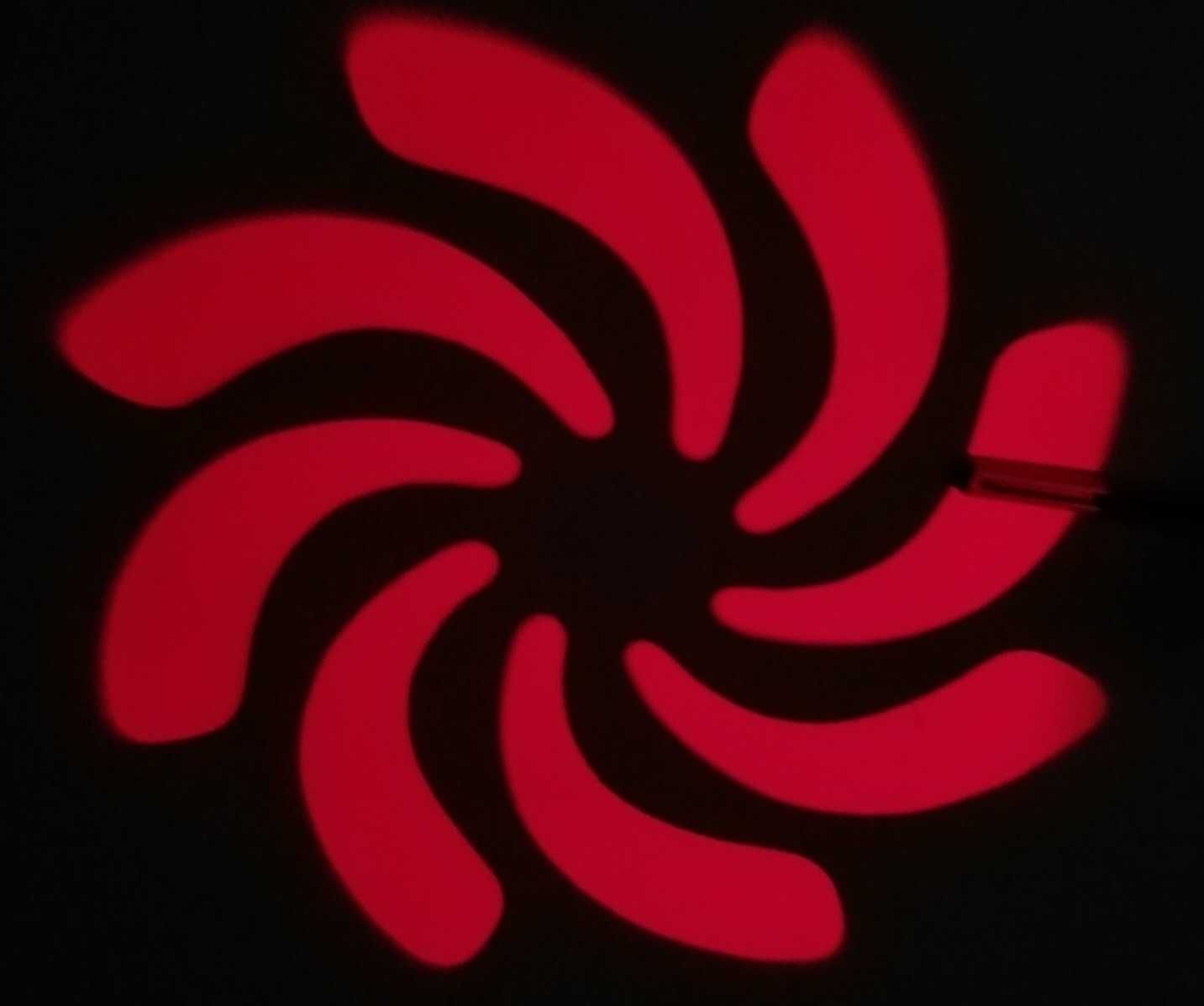 Głowa ruchoma beam tarcza gobo, kolorów