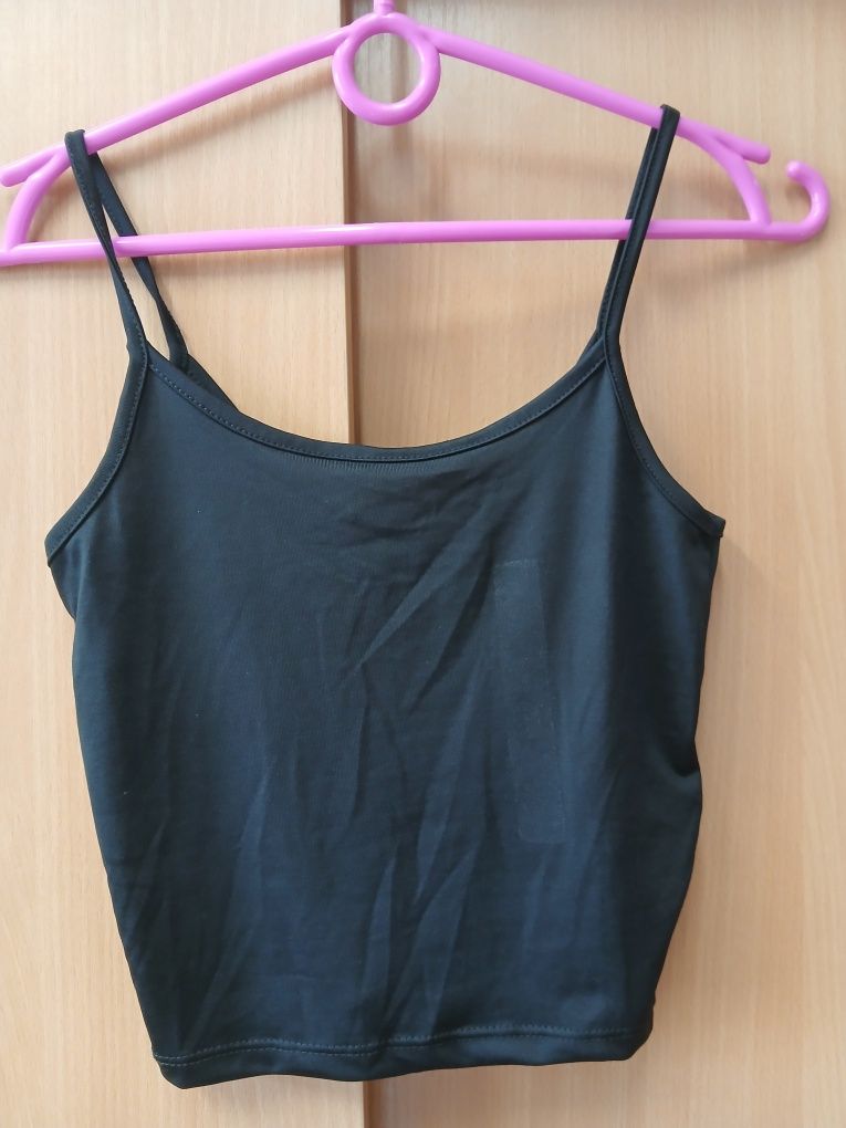 Czarny top z Pull&Bear