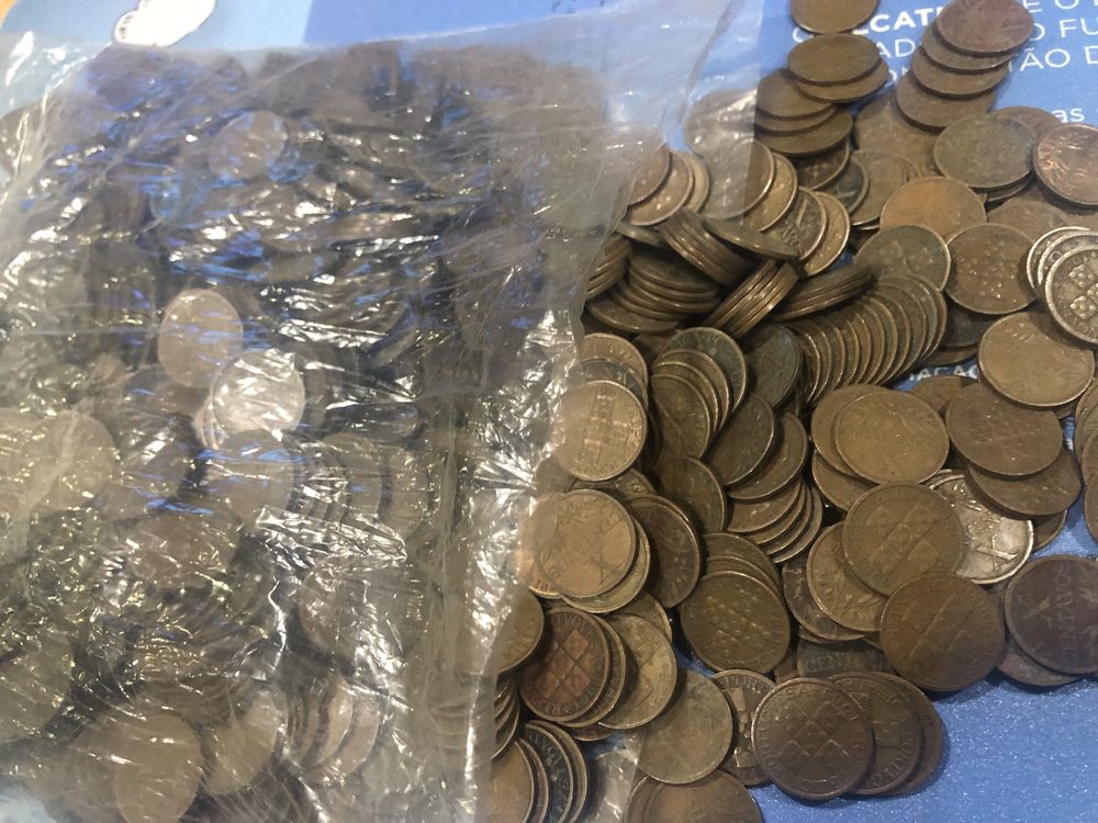 Moedas antigas de x centavos