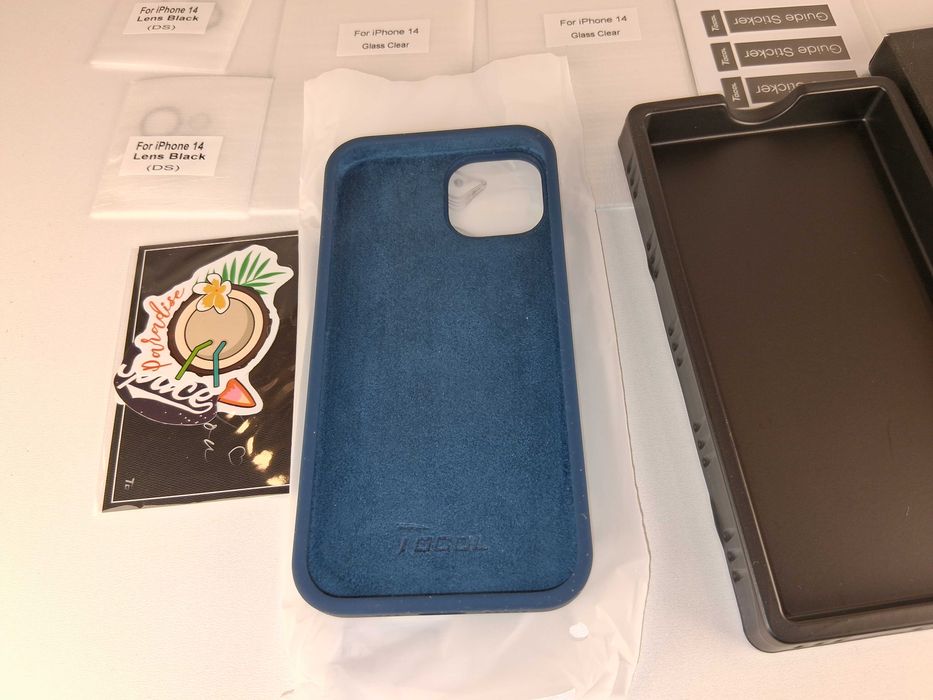 Y008 Zestaw Ochronny Tocol Niebieskie Etui Do iPhone 14