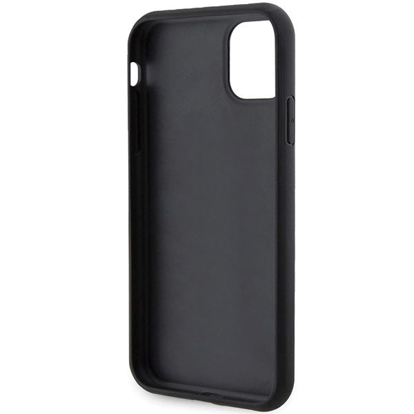 Etui Guess 4G Triangle Metal Logo na iPhone 11 / XR - czarne