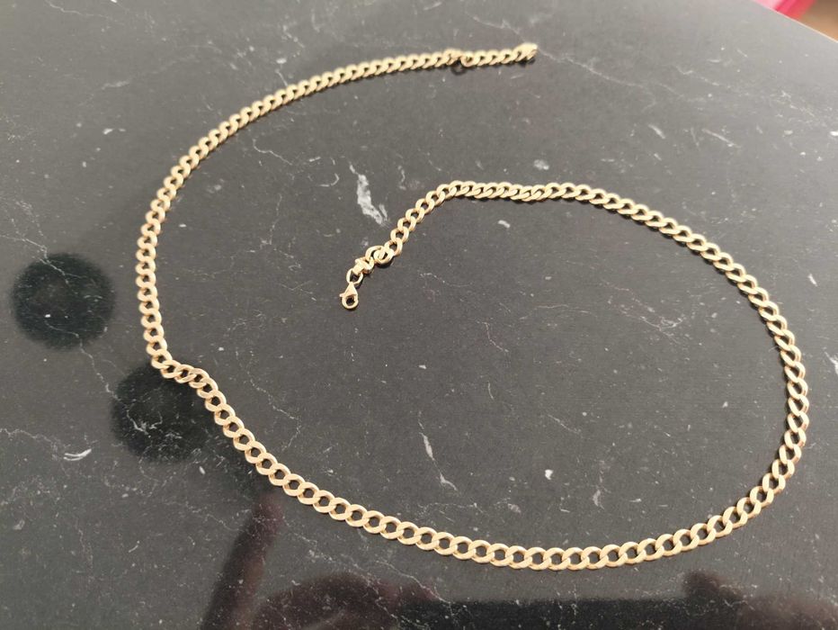 Łańcuch, łańcuszek ze zlota, złoto 585  14K pancerka