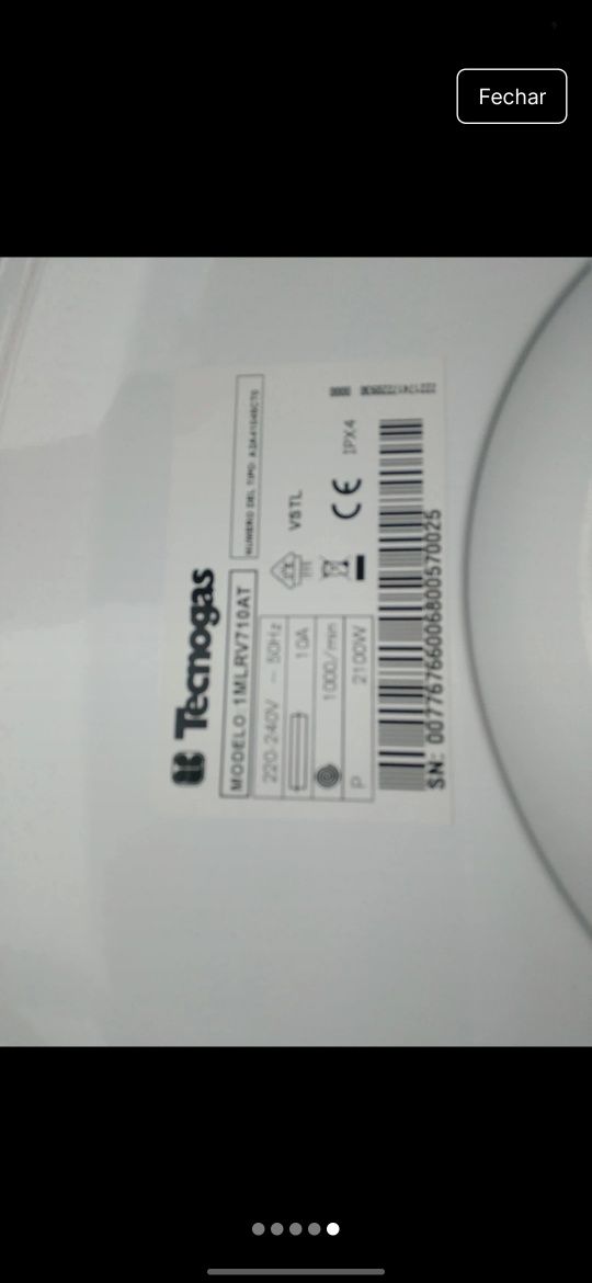 Máquina de Lavar Roupa