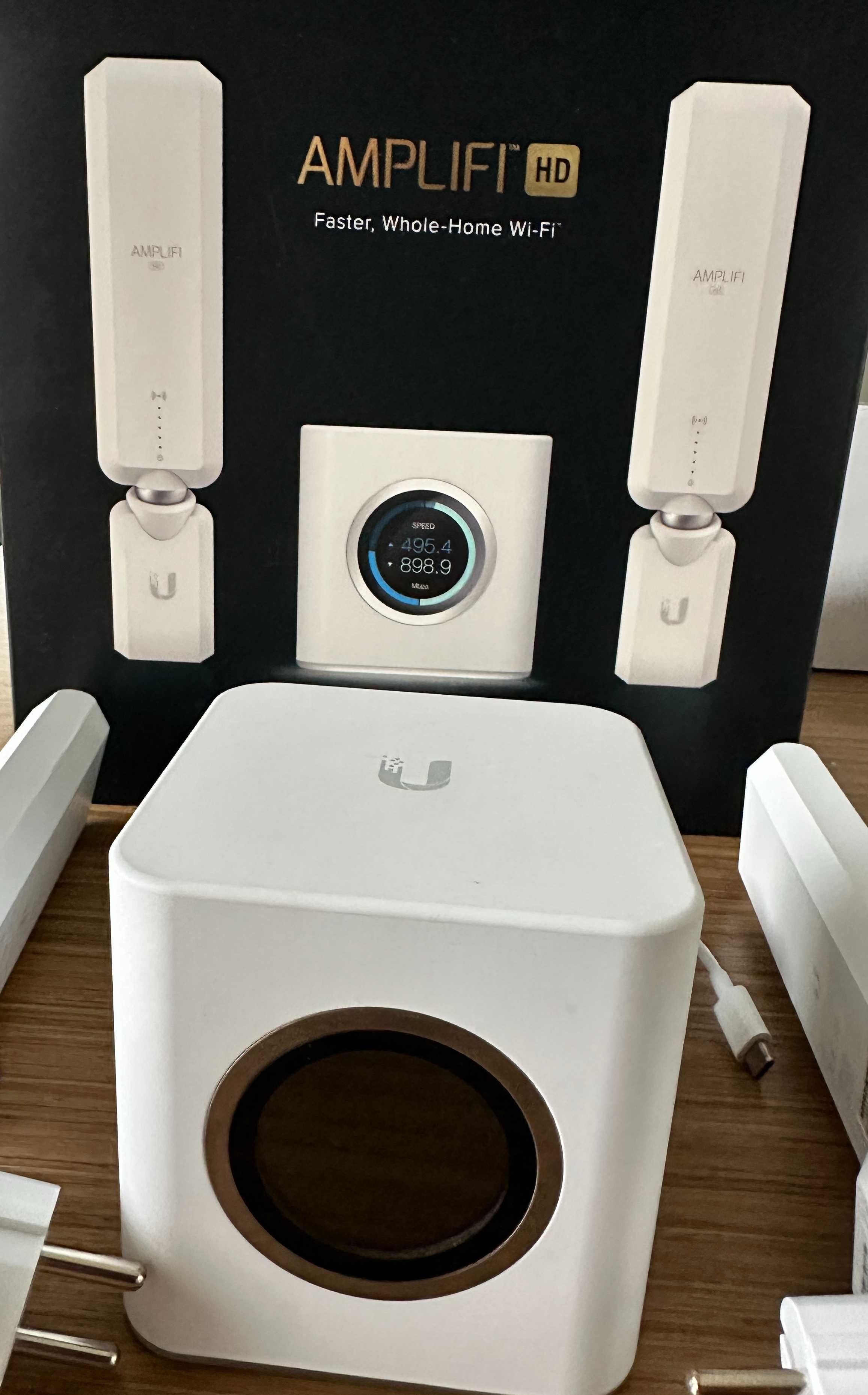 AmpliFi HD – stabilne Wi-Fi Mesh | Router + 2 Mesh Pointy | Stan bdb