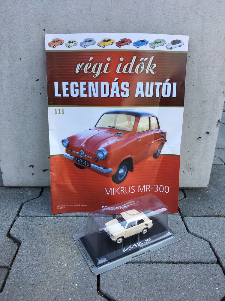 Czasopismo-MIKRUS MR-300 #111-auta PRL,model,autka,kolekcja,deagostini