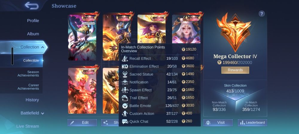 Продам акк Mobile legends