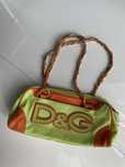 D&g dolce gabbana torebka vintage zielona 2000s