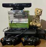 Xbox 360 2 pady 12 gier 2 ładowarki do padów i kinect i dysktwardy250