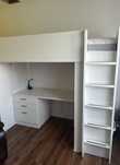 Łóżko na antresoli IKEA SMASTAD 90x200