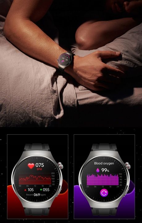Smartwatch Zegarek Męski Z Ekg Pomiar Cukru Puls Ciśnienie Rozmowy Men