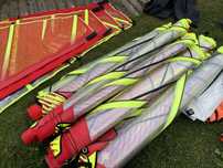 Żagiiel windsurfingowy Severne 4,8 5,4 6,0 7,3 po jednym sezonie.
