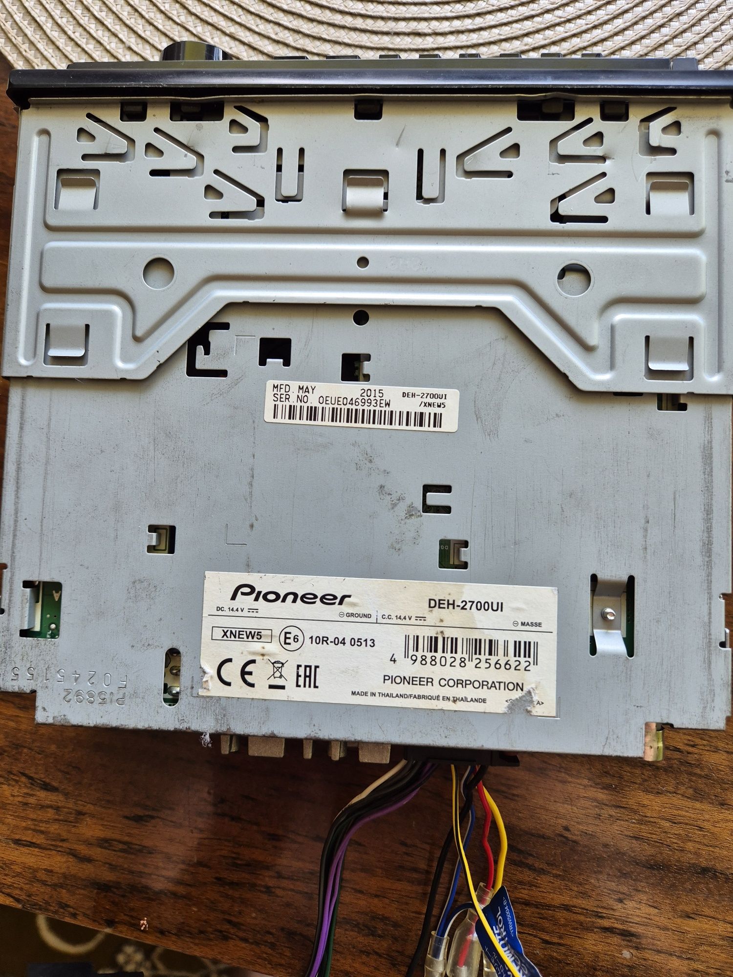 Radio Pioneer deh-2700ui aux cd mp3 pendrive