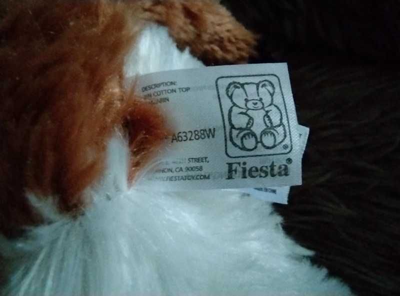 Maskotka Cotton Tamarin Tamaryna białoczuba pluszowa Małpka Fiesta WWF