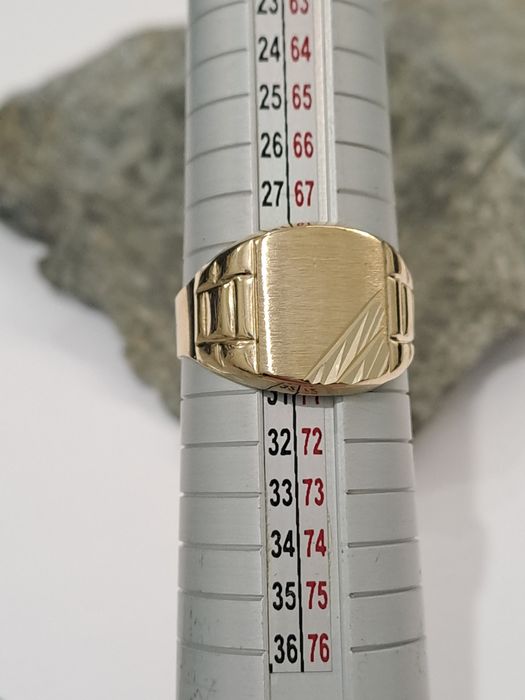 Złoty męski Sygnet Pr.585 Nowy roz.30