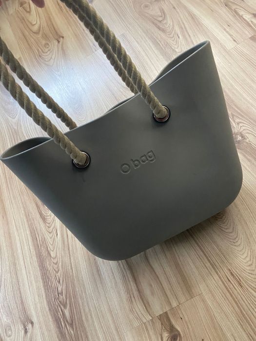 Torebka O bag szara duża
