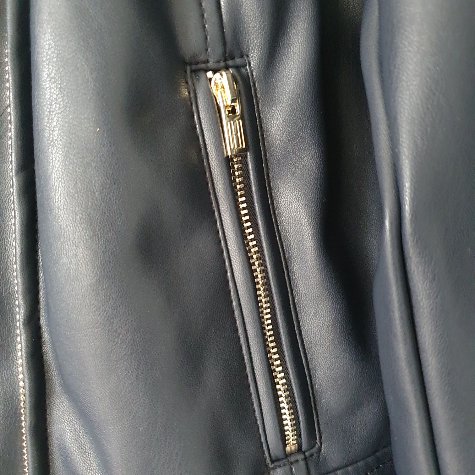 Kurtka ekoskóra, ramoneska, Tommy Hilfiger, rozm. XS/S