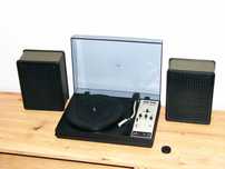 Gramofon Adapter Unitra Fonica Artur GWS 109 100% Sprawny+Kolumny PRL