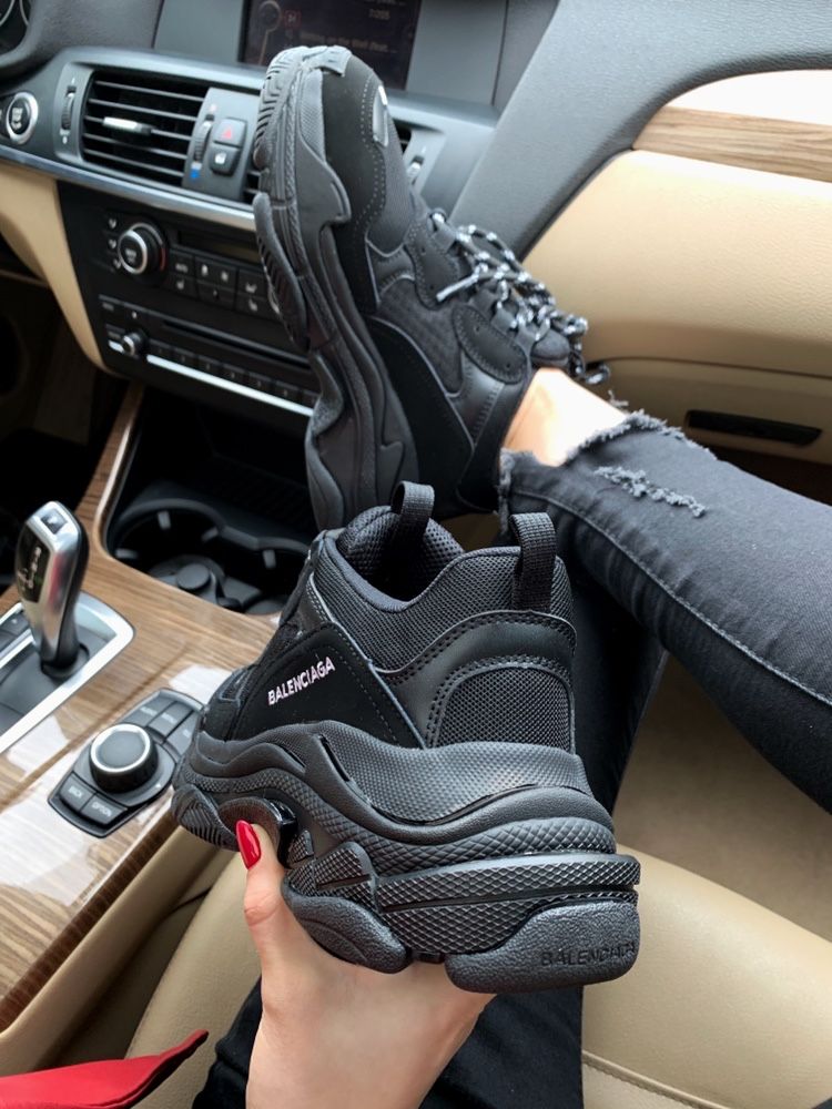 Buty Balenciaga Triple S All Black