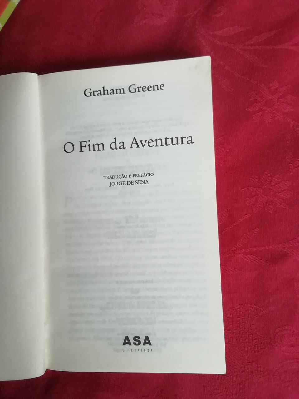 O fim da aventura de Graham Greene, novo