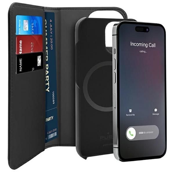 Oryginalne Etui Puro Wallet Detachable Iphone 14 Pro Max 6,7" 2W1