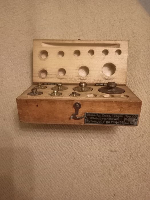 Odważniki Laboratoryjne PRL WARTO !!!