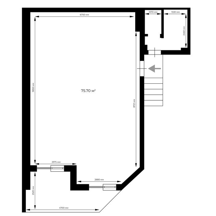 Продаж комерційного приміщення 95 м² у ЖК Grand Hills Ужгород – GLK 4B