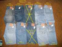 Джинсы Levis.разные
