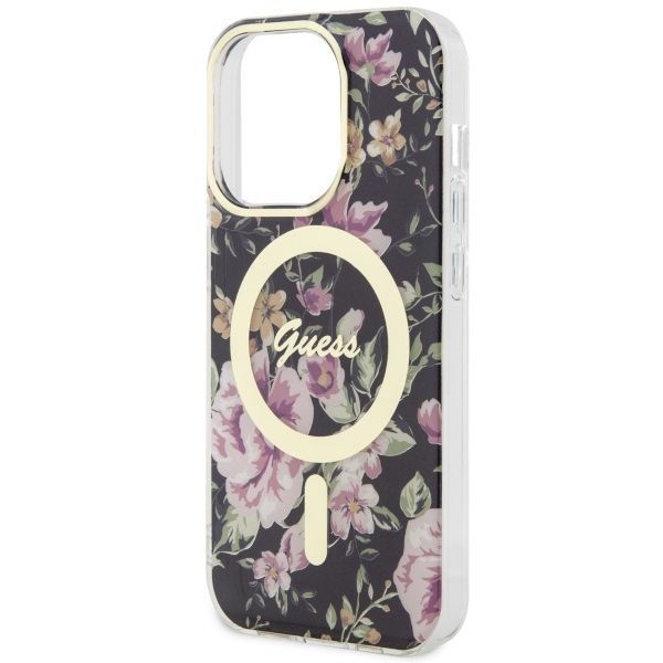 Etui Guess Flower MagSafe do iPhone 14 Pro